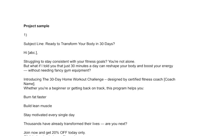 write high converting email copy for your business